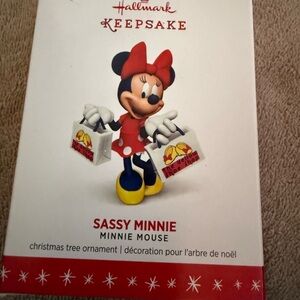 Hallmark Keepsake Minnie Mouse Ornament - Red, White, and Blue